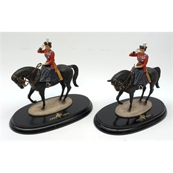 Two limited edition Country Artists figures, both Trooping the Colour by Rob Donaldson, 2512/9500, 8447/9500, both on wooden bases, with certificates and boxes.
