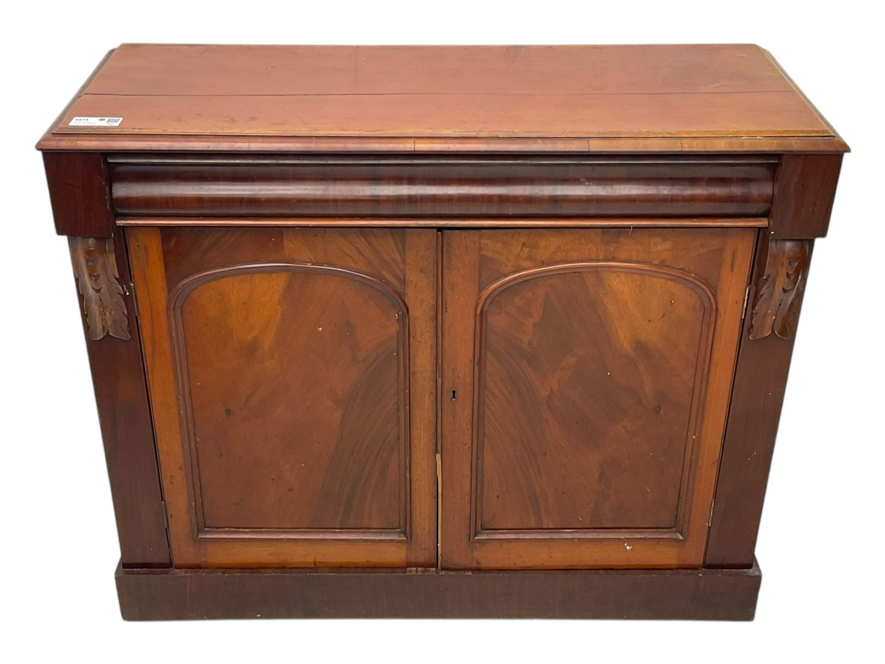 Victorian mahogany chiffonier side cabinet