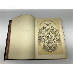 Six 19th century leather bound books of music comprising Graduale Juxta Missale Romanum and Antiphonarium Romanum. Both 1828 Divione; Graduel Romain and Psautier Romain. Both 1859 Digne/Paris; Graduel Romain. 1872 Marseille; and Missale Romanum. 1853 Mechliniae (6)