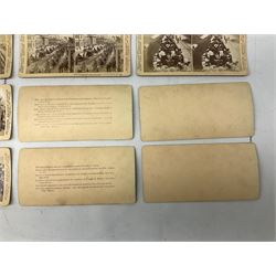 Approx. 20 stereoview cards of Boer War interest by Underwood & Underwood