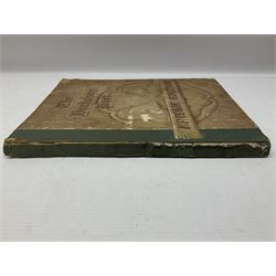 The Yorkshire Post Kriegie Edition. A 1945 book reproducing the exploits of Prisoners of War in Stalag Luft VI, with compliments letter from the publishers. Simulated wood paper covered card boards.