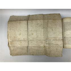 Tickell Rev. John: The History of the Town and County of Kingston upon Hull. 1798 Hull. Linen backed frontispiece and other engraved plates. Rebound in quarter calf with blue boards, marbled edges and new end papers; together with T. Tindall Wildridge: The Hull Letters. Ndc1886 (2)