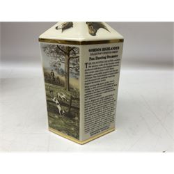 Gordon Highlander Single Malt Scotch whisky, 1l 43% vol, in ceramic decanter and original lined presentation box together with another similar box