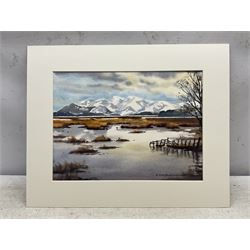 Ernest Charles Simpson (British 1915-2007): Landscapes and Still Life, six watercolours signed, many titled verso 27cm x 37cm (6)