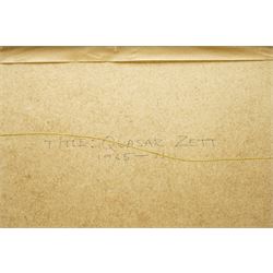 After Victor Vasarely (Hungarian 1906-1997): 'Quasar-Zett', colour print 36cm x 36cm