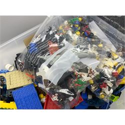 Lego - ten kits comprising Harry Potter Magic Mirror 4702; Extreme Team Rocket Car/Plane 6580; two Adventure Egypt Cars 5918; Adventure Egypt Bi-Plane 5928; Adventure Egypt Tombs and Car 5919 in golden Tutankamun box; Castle Knight with Horse & Cart 6016; Castle Witch & Fireplace 2872; Castle Robin Hood Hideout 6054; and Pirate Ship 6285; together with over 3.5kg of loose animals, characters and bricks etc; all unboxed