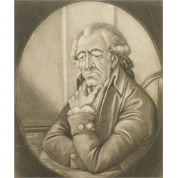 After Robert Dighton (British 1752–1814): 'I Vont Take a Farden Less', 'A Lame Duck', 'A Sour Dog', 'What a Glorious Speech!', and 'Devilish Cold', set of five late 18th/early 19th century satirical mezzotint engravings, published by Bowles and Carver, c.1796–1801, max 24cm x 15cm (5) (unframed)