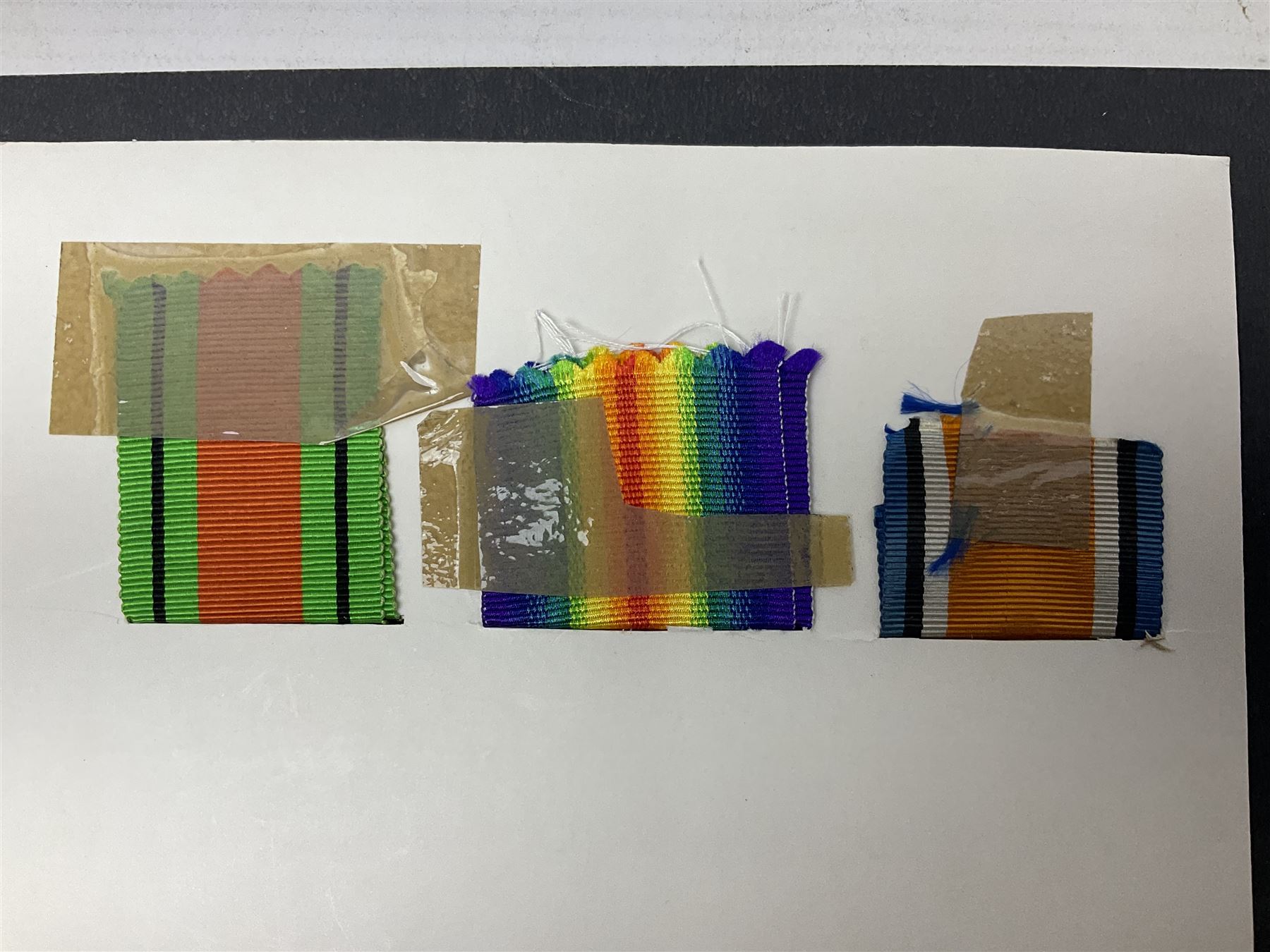 WWI pair of medals comprising British War Medal and Victory Medal awarded to 2nd Lieutenant C.T. Draper; and WWII Defence Medal awarded to Captain C.T. Draper with War Office letter of confirmation; all with ribbons (3)