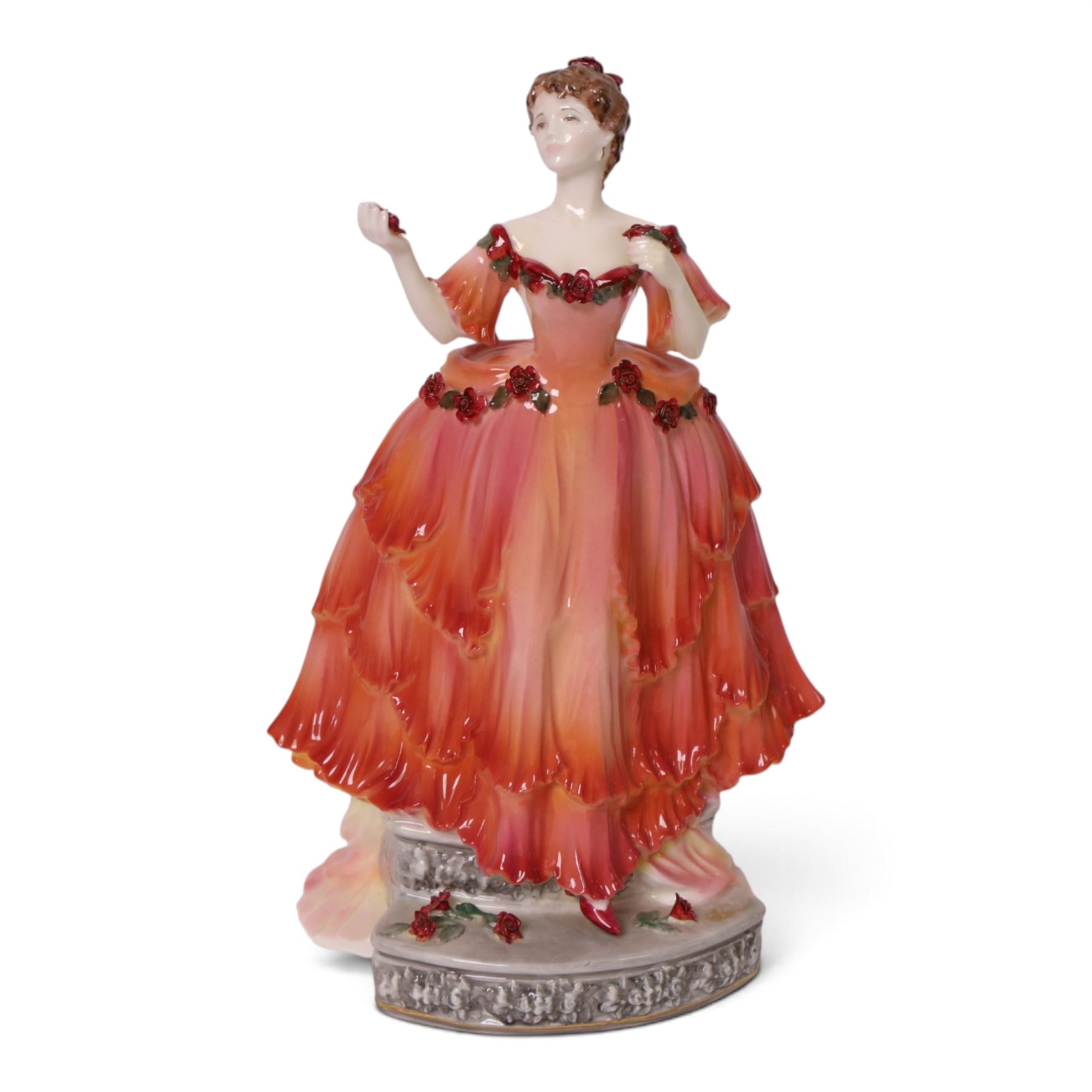Two Coalport figures from the English Rose Collection, 1993 Marlena 476/1000 and Pretty Jessica 302/1000, both with certificate 