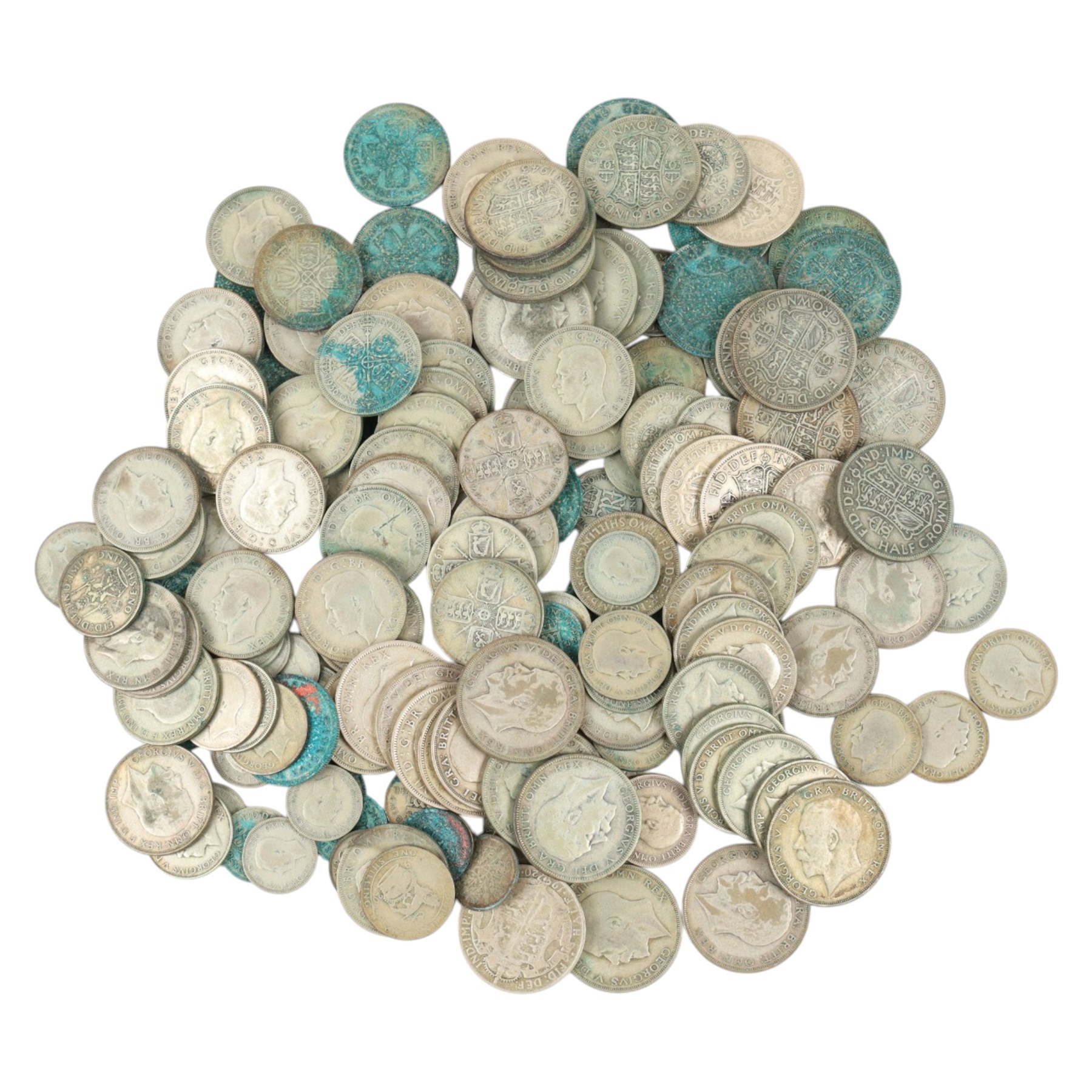 Great British and World coins, including approximately 40 grams of Australian silver coins, and numerous further British pre-decimal coins