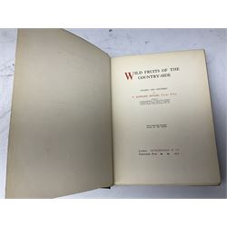 Maxwell, Herbert; 'British Fresh-Water Fish', Afalo, F.G; 'British Salt Water Fish', Hulme, F. Edward: 'Wild Fruits of the countryside' Boulger, G.S; Familiar Trees, two volumes, all with coloured plates, together with three other books