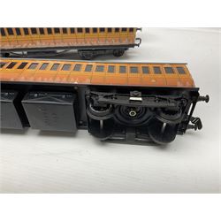 Ace Trains '0' gauge - EMU/MET four-car electric multiple unit with teak finish; boxed with instructions