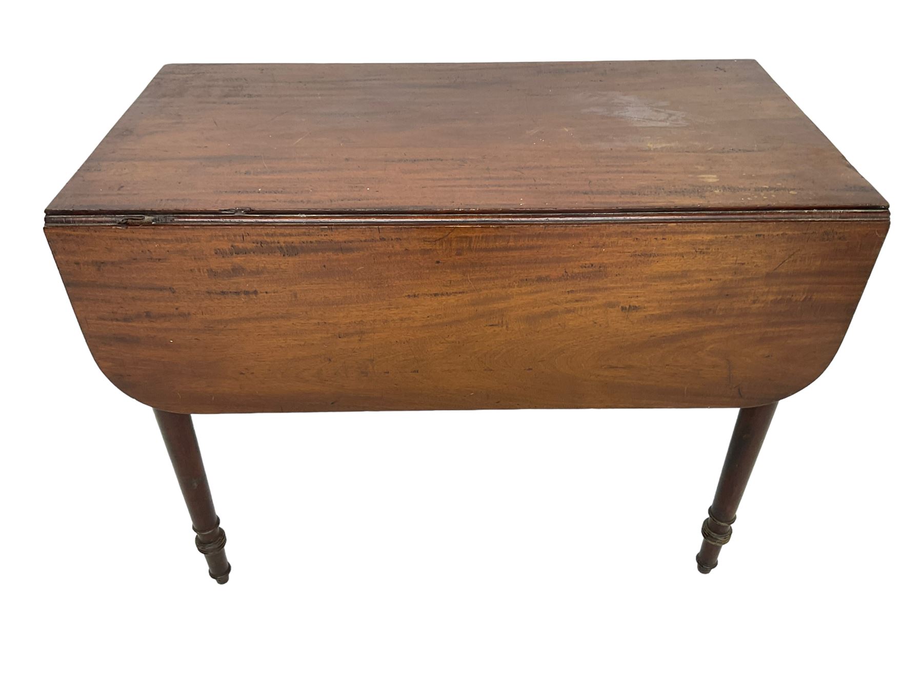 19th century mahogany drop leaf Pembroke table