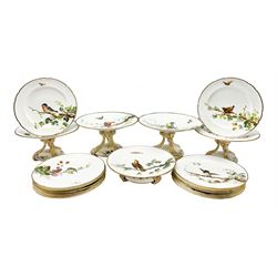 19th century Minton dessert service, com