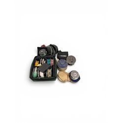 Collection of fly fishing and spool reels including, Hardy Marquis #8/9, Hardy Marquis Sal...