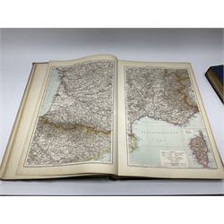 The History of Scarborough, edited by Arthur Rowntree and published by J.M. Dent & Sons Ltd, with an inscription to the title page reading 'Collaborator George Rowntree' together with The Universal Atlas published by Cassell & Company Ltd