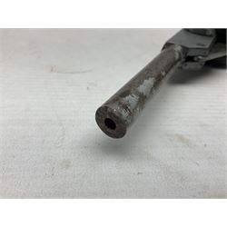 Italian RO72 .177 target air pistol with break barrel action, shaped and chequered grips L32cm