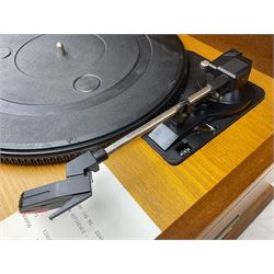 Vintage Collection Gramophone, model MT-GA05, record CD tape player AM/FM radio, W47cm H24cm 