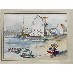 Don Glynn (Scarborough 20th century): Don Glynn (Scarborough 20th century): Coastal Scenes, four watercolours, variously signed and titled, max 27cm x 37cm (4)