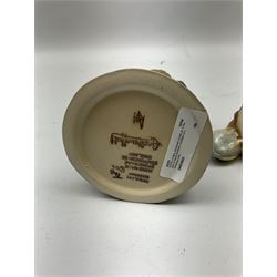 Burslem Pottery 'Boris the Gangster' stoneware novelty jar, in the style of Martin Brothers, modelled as a Grotesque bird, designed by Andrew Hull, with impressed marks beneath, H18.5cm