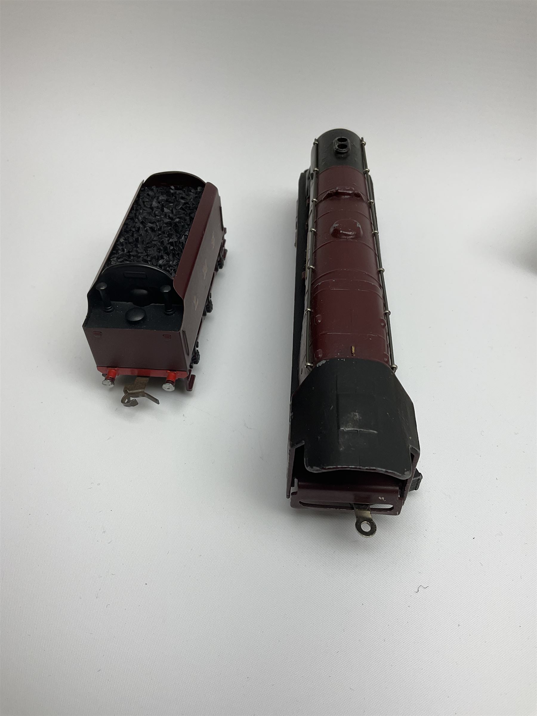 Hornby Dublo - three-rail Duchess Class 4-6-2 locomotive 'Duchess of Atholl' No.6231 with yellow nameplate; in pale blue box; with separate unboxed D2 tender (2)