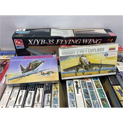 Twenty-eight model aircraft construction kits by Airfix (6) including Jet Engine; Hasagawa (5); LS (2); Italeri (2); Revell (2); ESCI (3); Heller (4); AMT ERTL, Matchbox, Lindberg and Hales; all boxed (28)