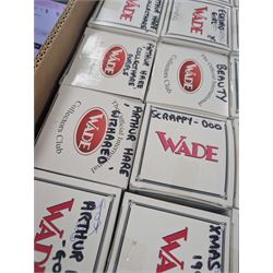 Collection of boxed Wade figures, including Arthur Hare, Alice, White Rabbit, Tetley Tea Folk etc
