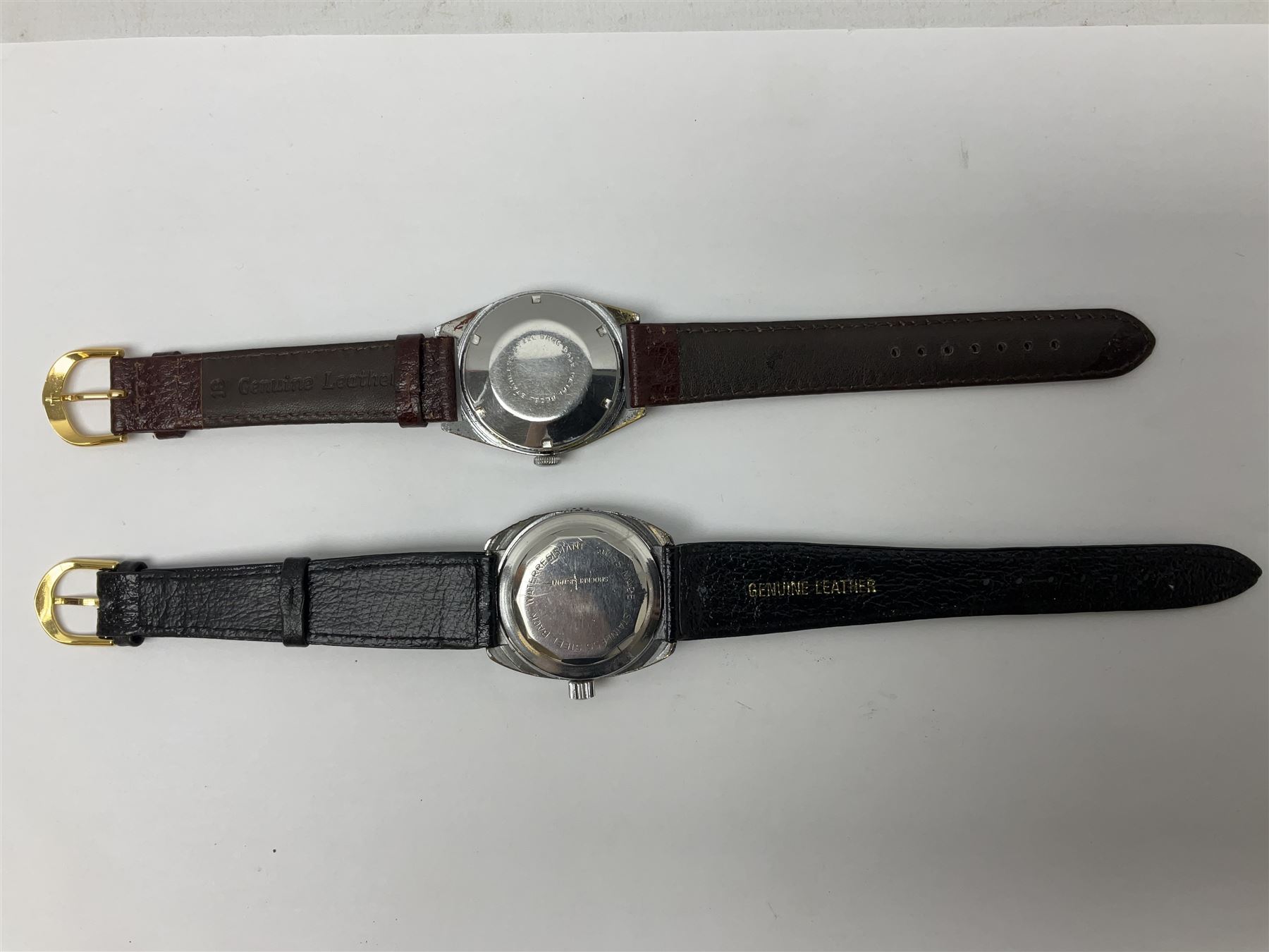 Two automatic wristwatches including Tara and Helbros and six manual wind wristwatches including Memostar alarm, Belmont alarm, Lanco, Tegrov, Superoma De Luxe and Services (8)