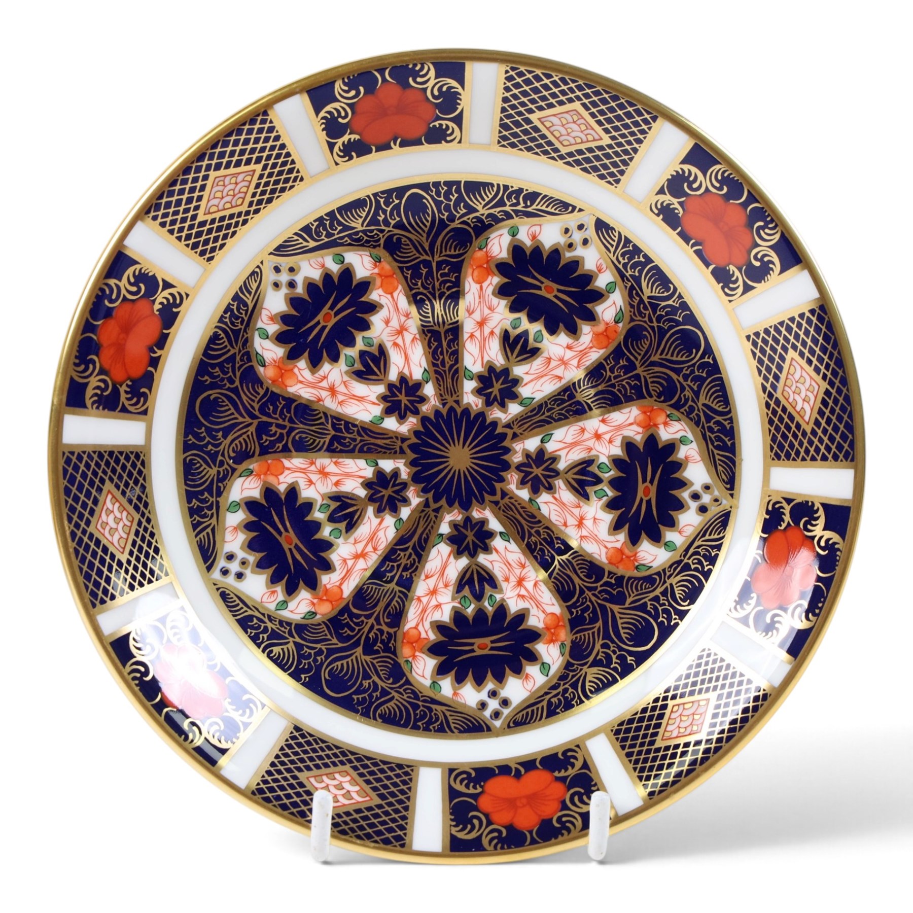 Royal Crown Derby Old Imari 1128 set of eight breakfast cups and saucers, cups, H8cm