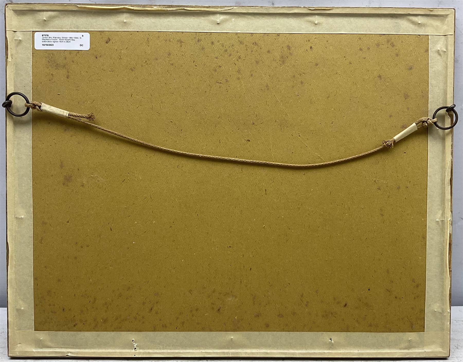 James Ulric Walmsley (British 1860-1954): St Stephen's Church - Robin Hood's Bay, watercolour signed 18cm x 28cm