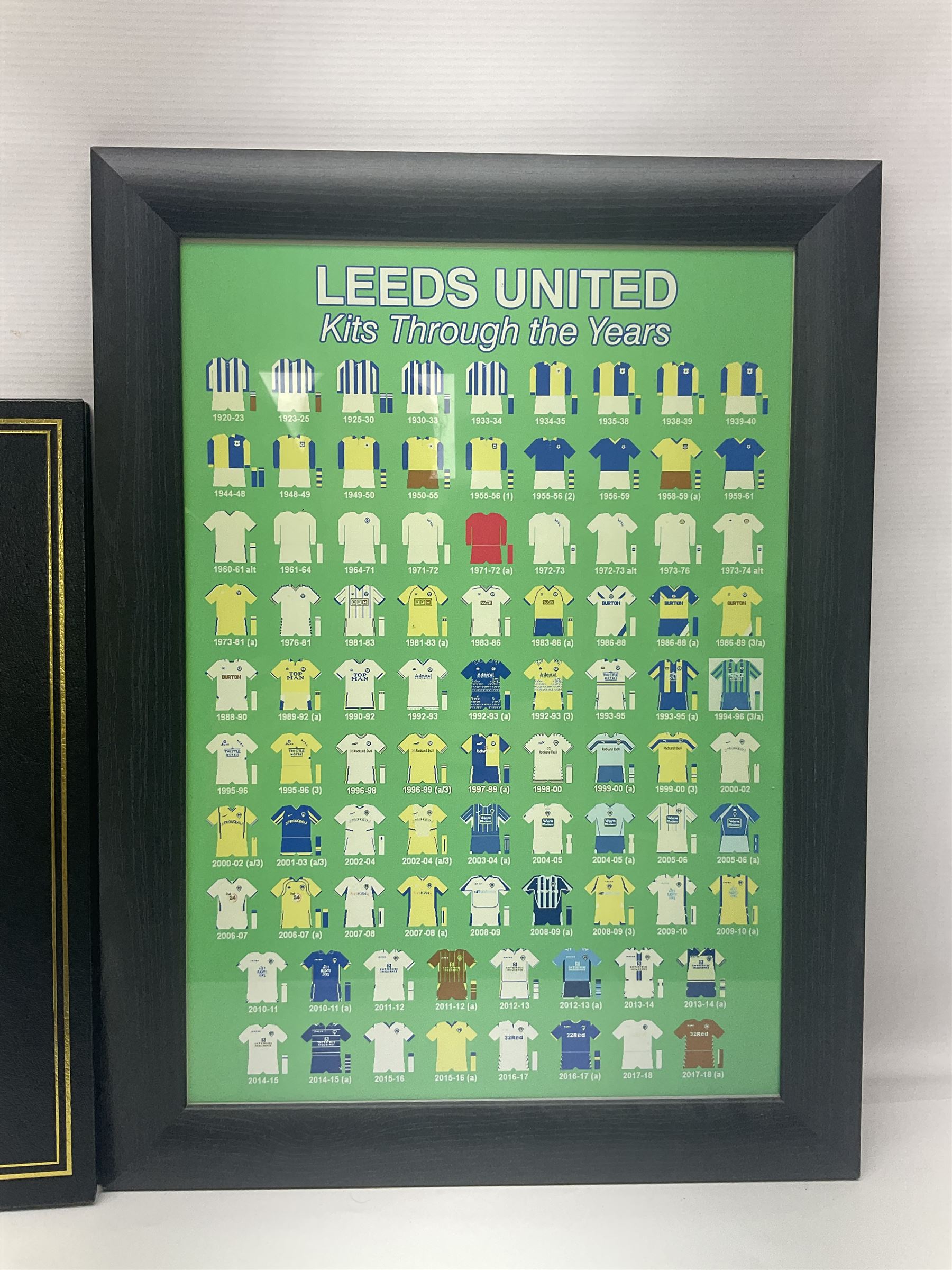 Leeds United football club - football association challenge cup competition final Saturday 11th April 1970 Chelsea vs Leeds United at Wembley programme, football association charity shield Saturday 10th August 1974 Leeds United vs Liverpool programme, various supporters pin badges, scarf for the league 1 playoff final Wembley stadium 25th May 2008, Danbury Mint 'Great Moments in the History of Leeds United' leather bound collectors edition, various used home game tickets etc