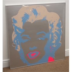  'Marilyn' screen print after Andy Warhol (1928-1987) published by Sunday B. Morning, H90cm x W90cm   