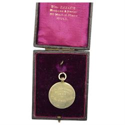 Collection of football memorabilia belonging and relating to the Hull based referee Frank Coultas, including 9ct gold Referee's medal for the 1957 Aston Villa v Manchester United FA Cup Final, inscribed 'The Football Association, F.B Coultas, F.A. Challenge Cup Competition, Final Tie 1957', hallmarked and in original case; the kit worn by him to referee the 1957 FA Cup Final and ephemera relating to the match including photographs, programmes and tickets; together with other football memorabilia collected by Frank Coultas, including programmes, photograph and ticket stubs, with some items relating to the 'Busby Babes'