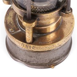 Patterson Type HCP mining lamp, stamped 841 to base, H28cm