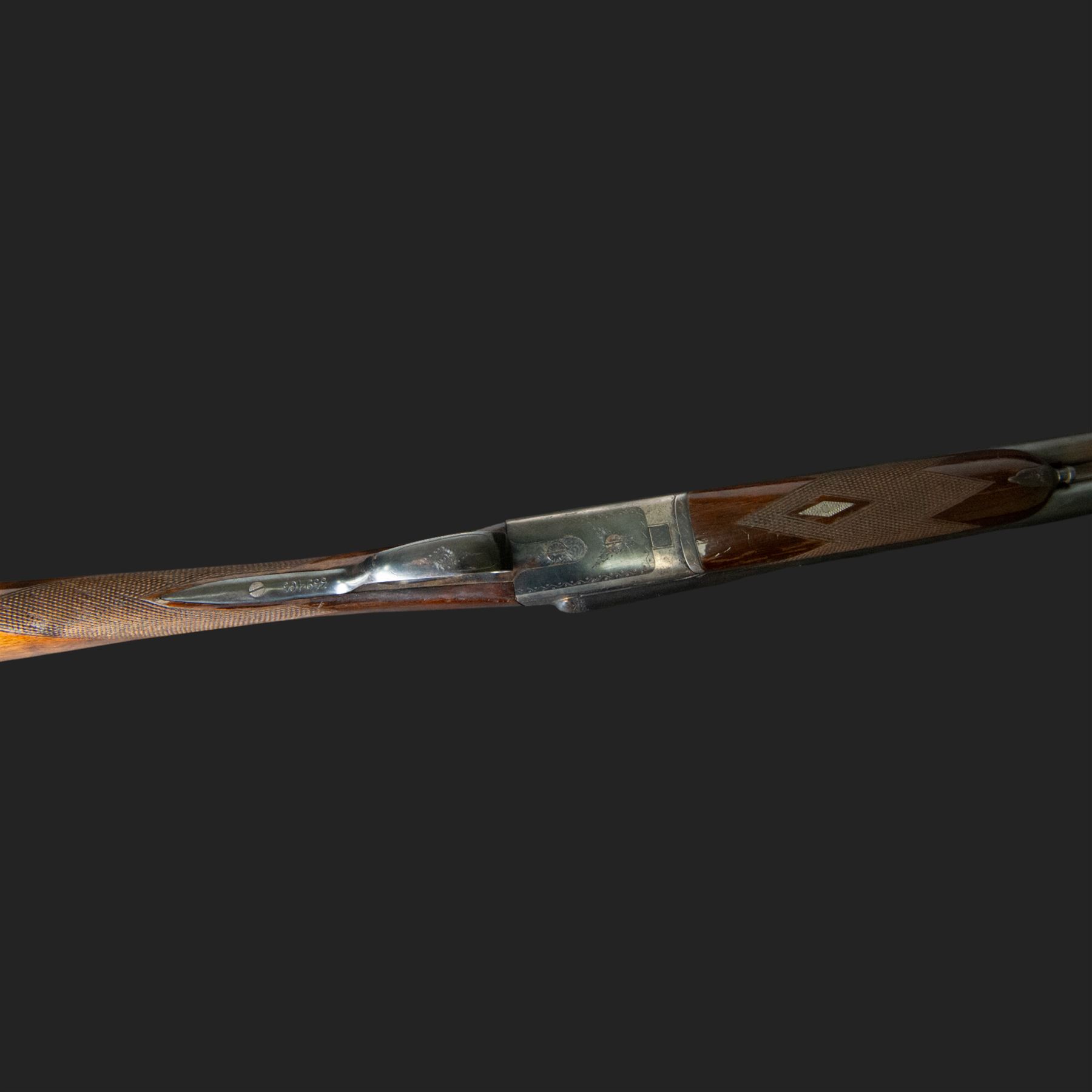 Spanish AYA 12-bore side-by-side double barrel boxlock ejector shotgun with 66cm(26