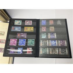 Great British, Commonwealth and World stamps, including Ascension, Bahamas, Barbados, Bermuda, British Solomon Islands, Brunei, Falkland Islands, Gold Coast, Gilbert and Ellice Islands, Mauritius, Norfolk Islands, Pitcairn Islands, St Lucia, Sarawak, Queen Victoria and later Malta etc, housed in various albums and on pages