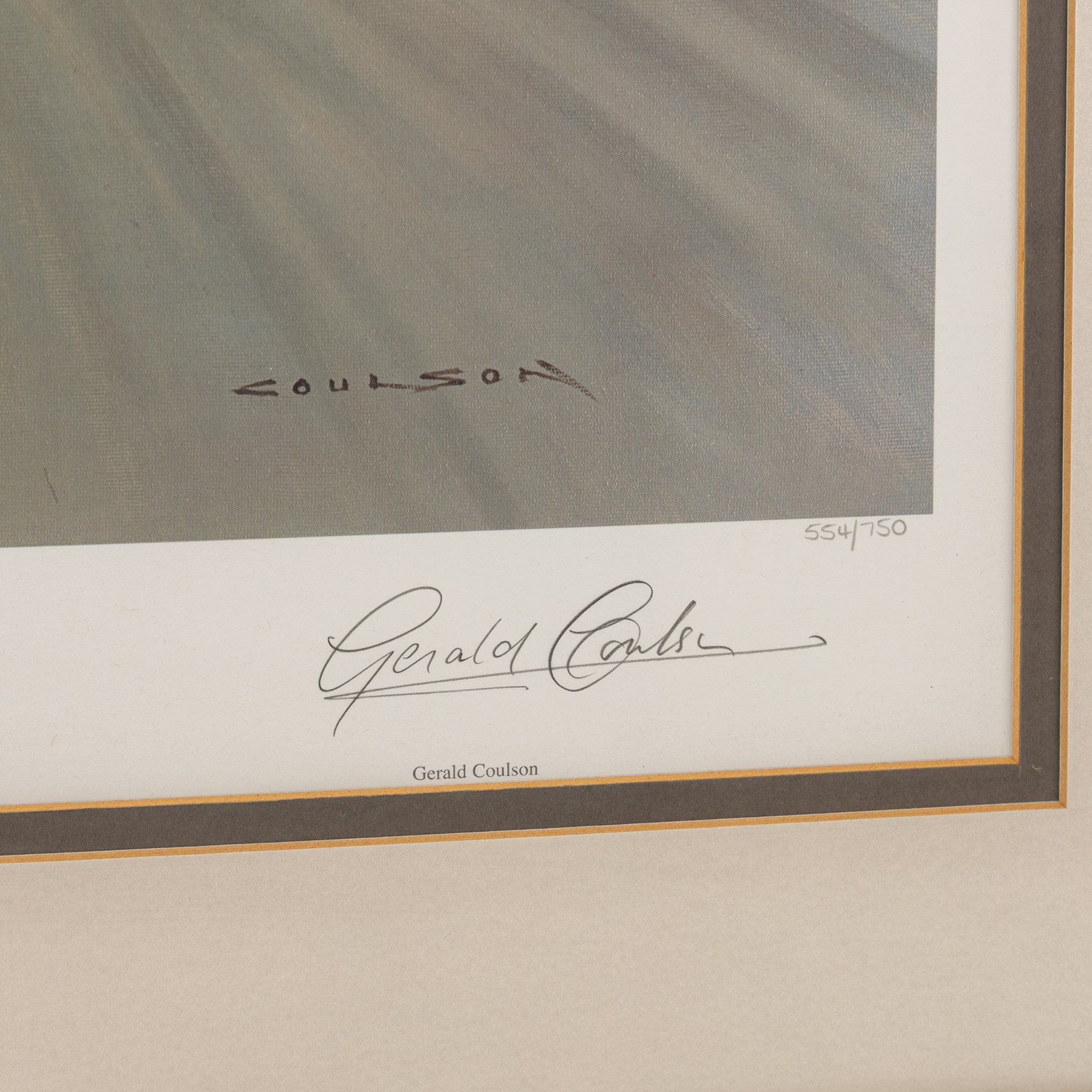 After Gerald Davison Coulson (British 1926-2012): ‘The Flying Scotsman’ and ‘Damon’s First – Hungary 1993’, together with Alan Fearnley (Yorkshire 1942-): ‘Alan Jones’ and Tony Smith (British 20th Century): ‘Damon’s Dream’, set of four limited edition Formula 1 themed prints signed and two signed by drivers David Coulthard and Alan Jones in pencil max 40cm x 61cm (4)