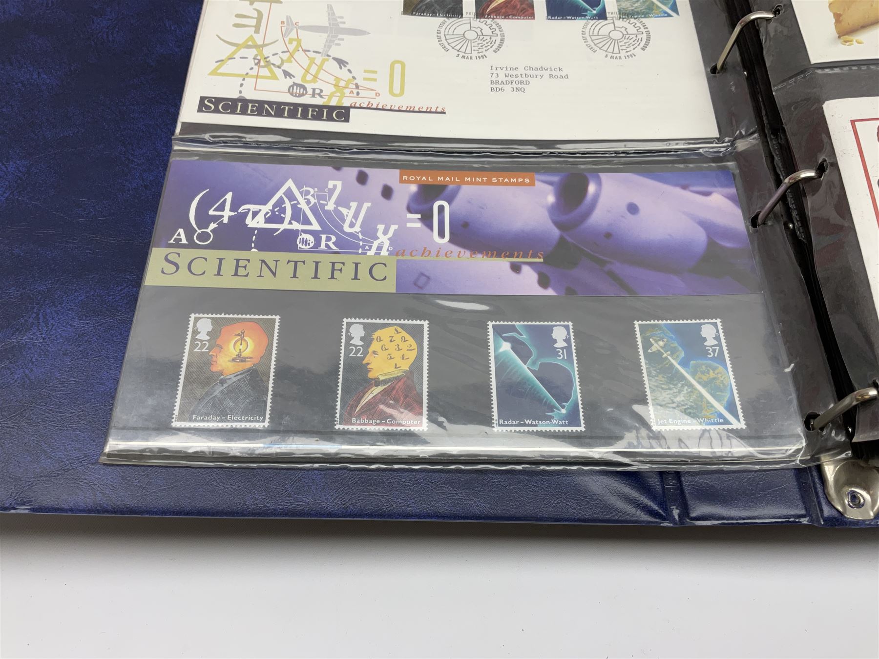 Mostly Great British first day covers, some with special postmarks, from the 1960s to the early 2000s and a small number of Queen Elizabeth II usable postage stamps, housed in eleven ring binder folders