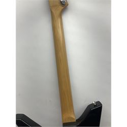 Jaxville X-Factor six-string electric guitar with three-tone X-shaped body L116cm overall.