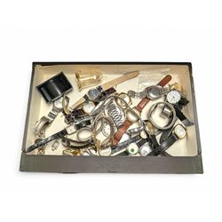 Collection of wristwatches, including Seiko, Timex, Wakmann etc