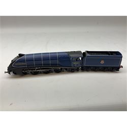 Hornby '00' gauge - Class P2 2-8-2 locomotive 'Cock O' The North' no. 2001, Class A4 4-6-2 locomotive 'Woodcock' no. 4493, Class A4 4-6-2 locomotive 'Golden Eagle' no. 60023 and Merchant Navy Class (Original) 4-6-2 locomotive 'Channel Packet' no. 21C1, all DCC ready (4)