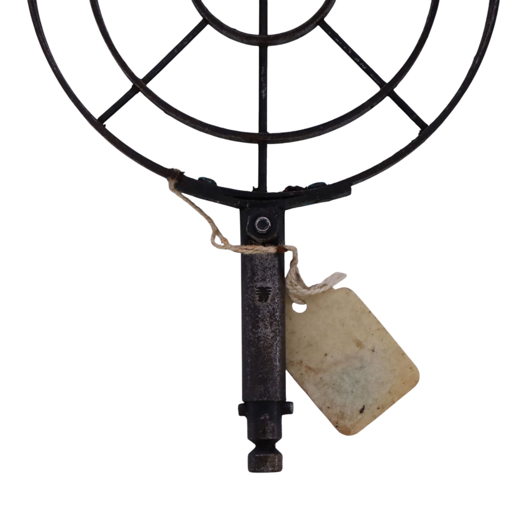 WWII German MG42 anti-aircraft spider sight, with WaA inspection mark, H17cm