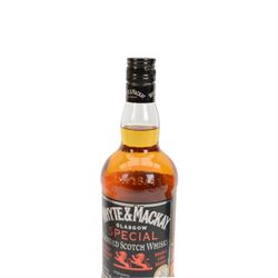 Whyte & Mackay 13 year old blended scotch whisky 70cl, 40% vol and Whyte & Mackay Glasgow special blended Scotch Whisky 70cl 40% vol, both in box 