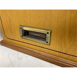 Vintage Collection Gramophone, model MT-GA05, record CD tape player AM/FM radio, W47cm H24cm 