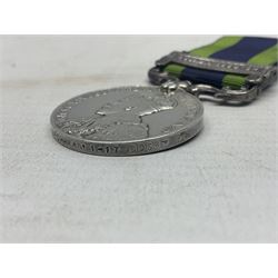 George V India General Service Medal with Burma 1930-32 clasp awarded to 4983 Sep. L. Achhman 1-17 Dogra R.; with ribbon