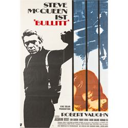 After W Scharl (20th century): German poster for the 1968 American crime thriller 'Bullitt...