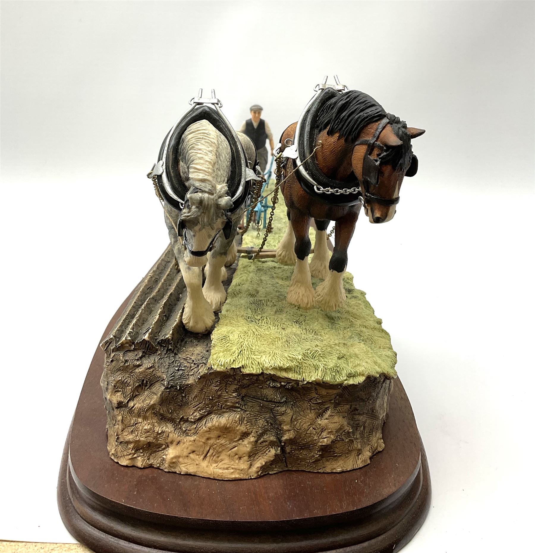 Border Fine Art group titled 'Stout Hearts' depicting a farmer