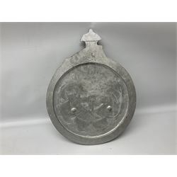 Railway Interest; Cast iron LNWR railway bridge plate, together with cast iron sign ' Nevers S.N.C.F 040.TX.47' and reproduction Great Eastern Railway cast metal wall plaque