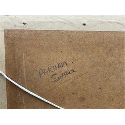 William Roger Benner (British 1884-1964): 'Parham - Suffolk', watercolour signed, titled verso 33cm x 46cm