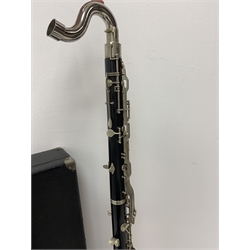  LeBlanc Paris four-piece bass clarinet, serial no. 5197, L96cm, in fitted case with accessories  